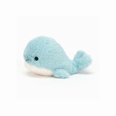 Jellycat Fluffy Whale USA | 86943BIKW